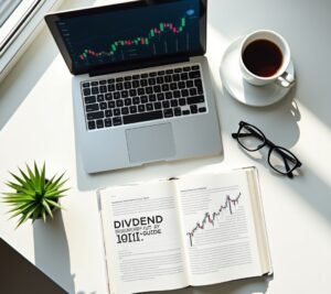 Stock market chart showing upward trend