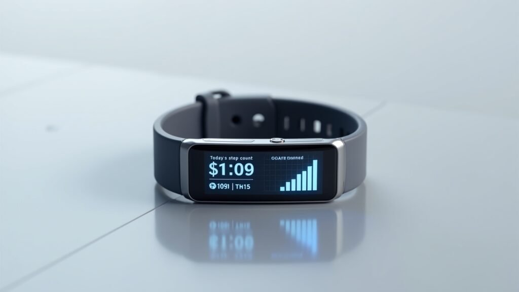 Fitness tracker with earnings