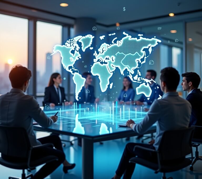 Global investment map