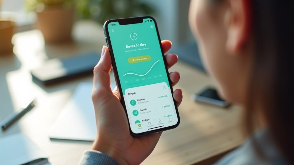 Micro investing app interface