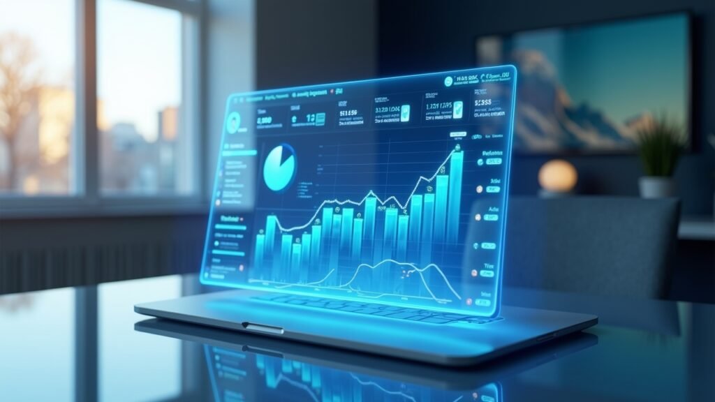 Online earnings dashboard