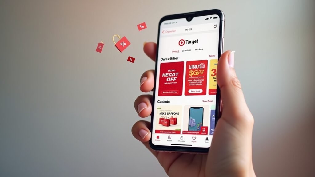 Target app with offers